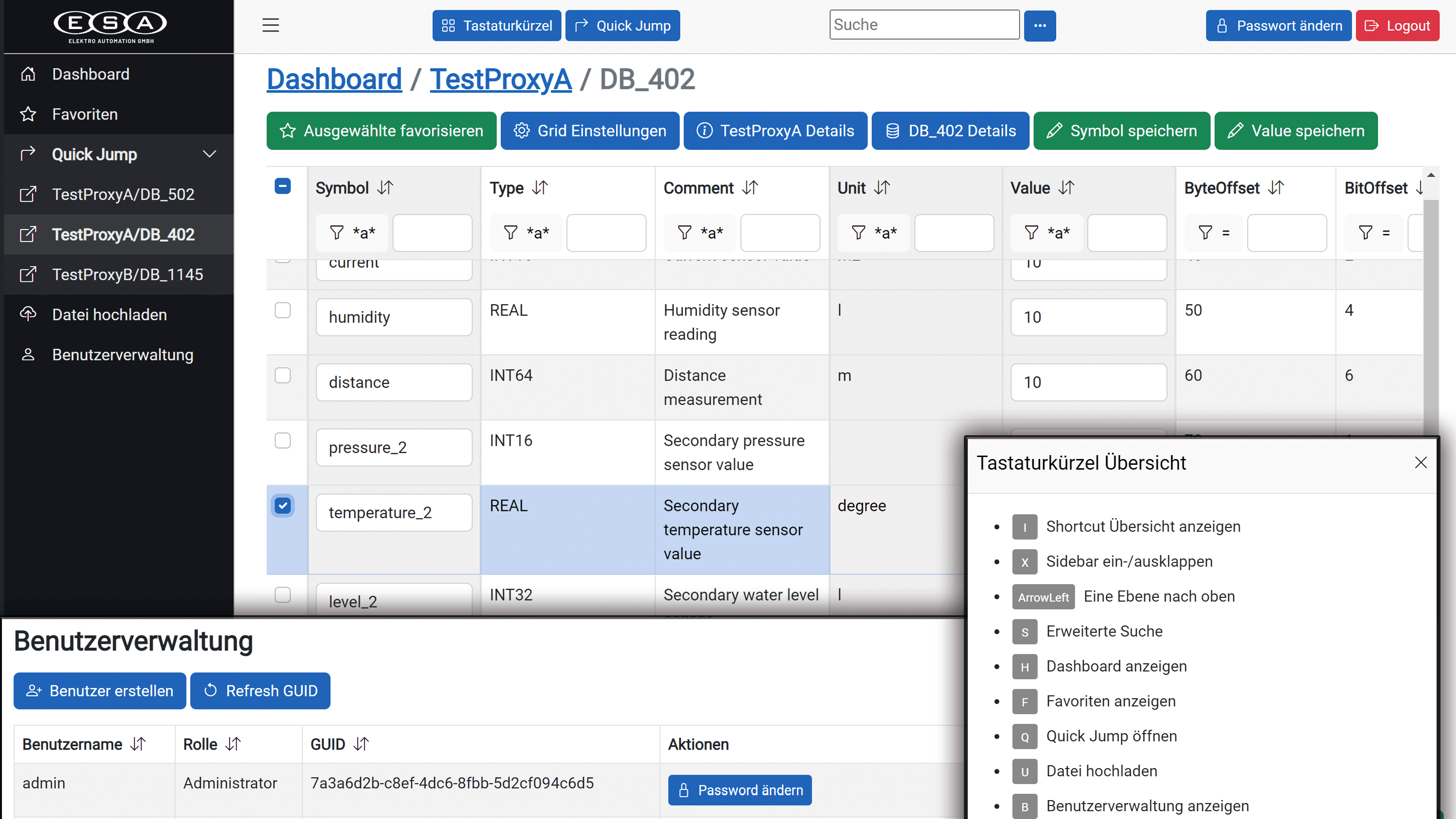 ESADB Overview